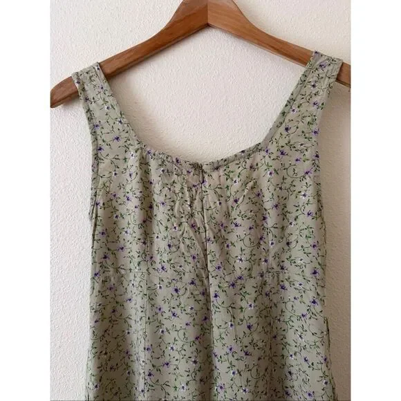 Motel Jorie Midi Dress In Parma Violet size Small - Picture 5 of 8